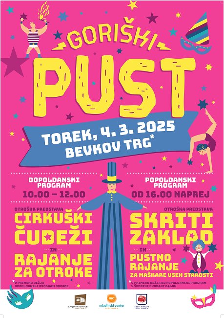 Goriški Pust 2025 - plakat